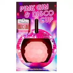 Asda Gordon's Premium Pink Gin & Disco Cup with Straw offer