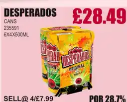 Bestway DESPERADOS Cans offer