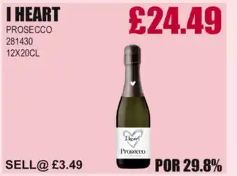 Bestway I HEART Prosecco offer