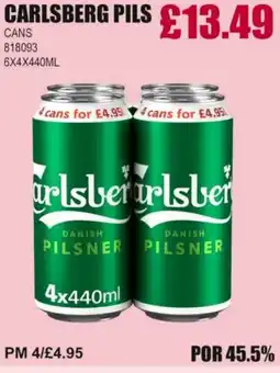 Bestway CARLSBERG PILS Cans offer