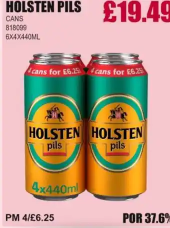 Bestway HOLSTEN Pils Cans offer