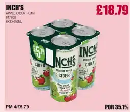 Bestway INCH'S Apple cider-can offer