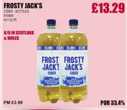 Bestway FROSTY JACK'S Cider-bottles offer