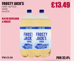 Bestway FROSTY JACK'S Cider-bottles offer