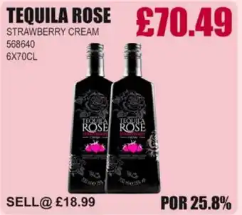 Bestway TEQUILA ROSE Strawberry cream offer