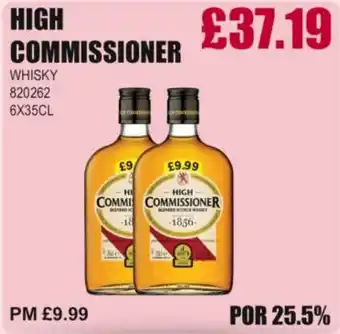 Bestway HIGH COMMISSIONER Whisky offer