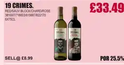 Bestway 19 CRIME Red/sauv block/chard/rose offer