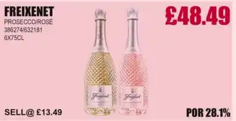 Bestway FREIXENET Prosecco/rose offer