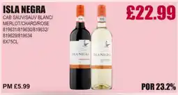 Bestway ISLA NEGRA Cab sauv/sauv blanc/ merlot/chard/rose offer