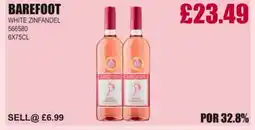 Bestway BAREFOOT White zinfandel offer