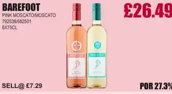 Bestway BAREFOOT Pink moscato/moscato offer