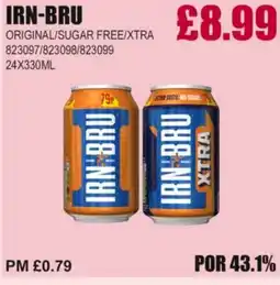 Bestway IRN-BRU Original/sugar free/xtra offer