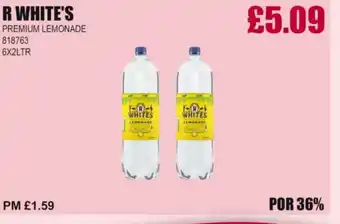 Bestway R WHITE'S Premium lemonade offer