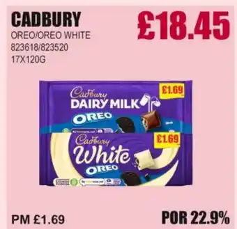 Bestway CADBURY Oreo/oreo white offer