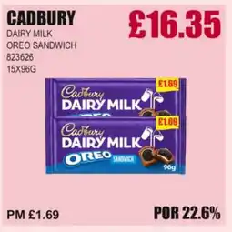 Bestway CADBURY Dairy milk oreo sandwich offer