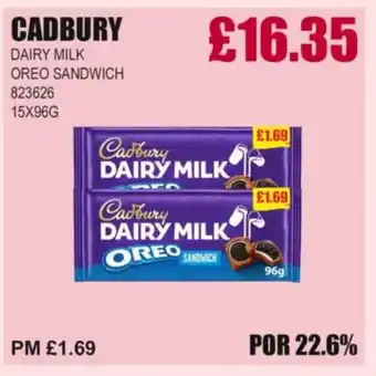 Bestway CADBURY Dairy milk oreo sandwich offer