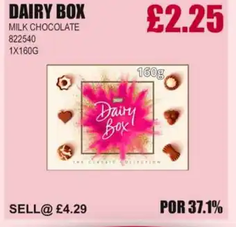 Bestway DAIRY BOX Milk chocolate offer