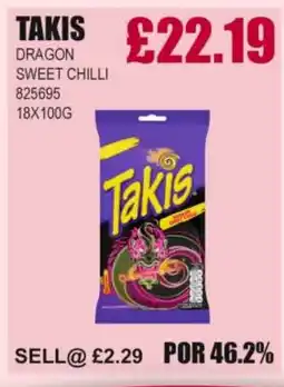 Bestway TAKIS Dragon sweet chilli offer