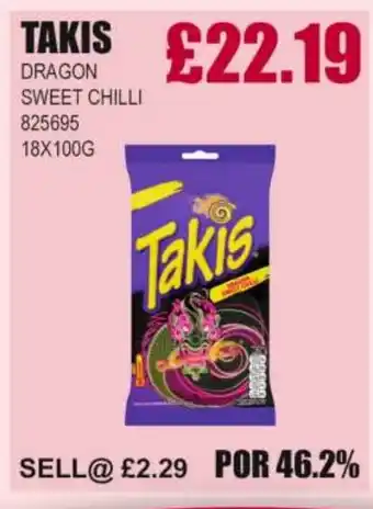 Bestway TAKIS Dragon sweet chilli offer