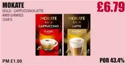 Bestway MOKATE Gold cappuccino/latte offer