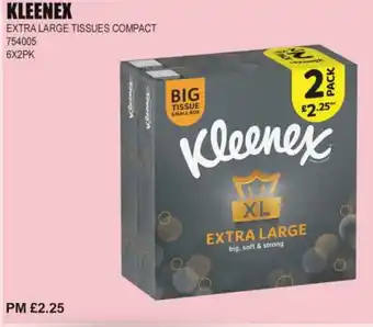 Bestway KLEENEX Extra large tissues compact offer