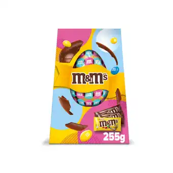 Asda M&M's Milk Chocolate & Peanut Extra Large Easter Egg 255G offer