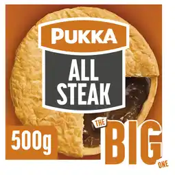 Asda Pukka The Big One All Steak Pie offer