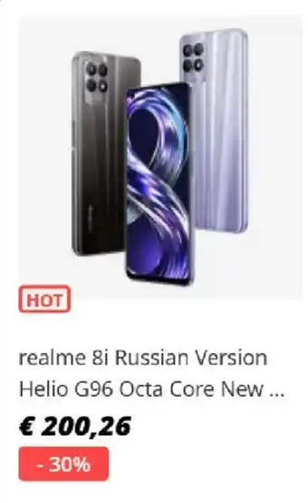 Realmi 8i russian Version Helio G96 Octa Core