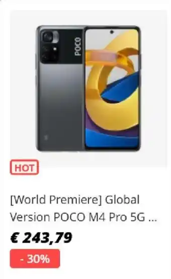 Aliexpress [World Premiere] Global Version POCO M4 Pro 5G offer