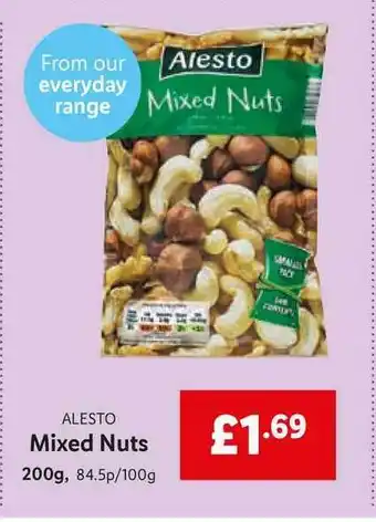 Lidl Alesto Mixed Nuts offer