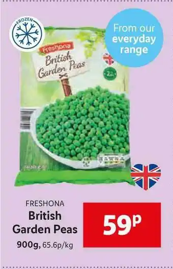 Lidl Freshona British Garden Peas offer