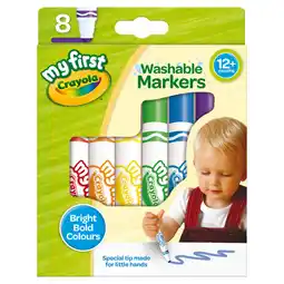 Asda Crayola Washable Markers 8pk offer