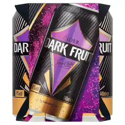 Sainsbury's Sainsbury's Dark Fruit Cider 4x440ml offer