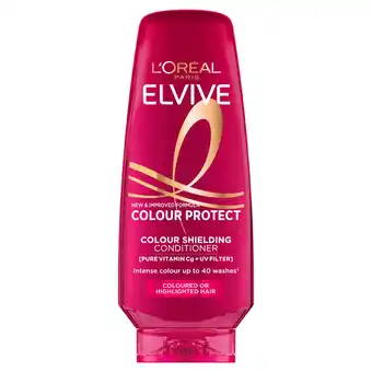 Sainsbury's L'Oréal Paris Elvive Colour Protect Conditioner for Coloured & Highlighted Hair 300ml offer