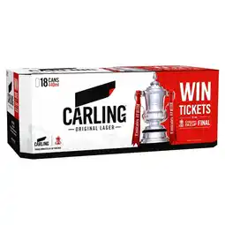 Carling Original Lager Beer Cans