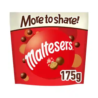 Morrisons Maltesers Milk Chocolate & Honeycomb Sharing Pouch Bag offer