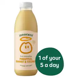 Morrisons Innocent Pineapples Bananas & Coconuts Smoothie offer