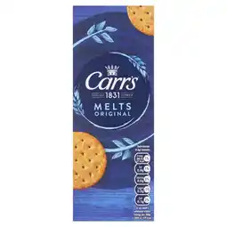 Morrisons Carr's Melts Original Crackers offer