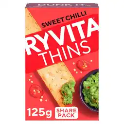 Morrisons Ryvita Thins Sweet Chilli Flatbread Crackers offer