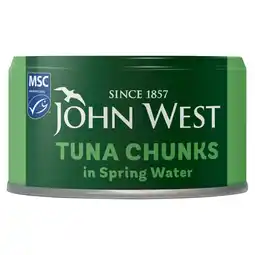 Morrisons John West Tuna Chunks In Springwater offer