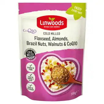 Morrisons Linwoods Flaxseed, Almonds, Brazil Nuts, Walnuts & Co-Enzyme Q10 offer