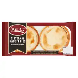 Morrisons Bells Haggis & Steak Pie offer