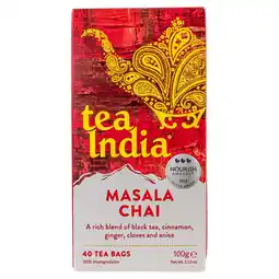 Morrisons Tea India Masala Chai Teabags offer