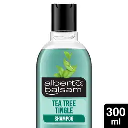 Morrisons Alberto Balsam Tea Tree Tingle Hair Shampoo 300ml offer