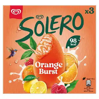 Morrisons Solero Ice Cream Sticks Orange Burst offer