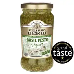 Morrisons Filippo Berio Vegan Basil Pesto offer