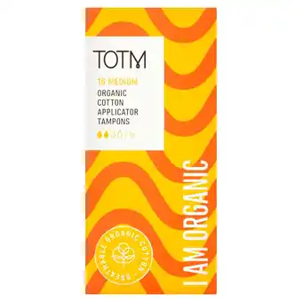 Morrisons Totm Organic Cotton Applicator Tampons Regular offer