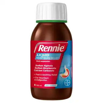 Morrisons Rennie Liquid Heartburn & Indigestion Relief Peppermint offer