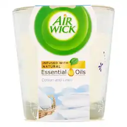 Morrisons Airwick Candle Cotton & Linen offer