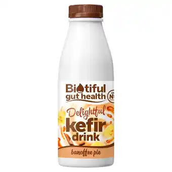 Morrisons Biotiful Kefir Drink Delightful Banoffee Pie 500ml offer